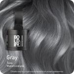 BOLDIFY Hairline Powder (Gray) Root Touch Up & Hair Loss Cover Up Instant Gray Coverage 48 Hour Stain Proof Hair Color Powder for Women & Men Hair Fibers and Hair Topper Alternative