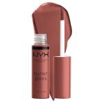 NYX PROFESSIONAL MAKEUP Butter Gloss, Praline (Deep Nude), Non Sticky Lip Gloss