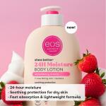 eos Shea Better Body Lotion - Strawberry Dream: 24-hour moisture, lightweight, non-greasy, made with natural shea, vegan, 16 fl oz.