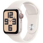 Apple Watch SE (2nd Gen) Starlight Aluminium Case with Starlight Sport Band