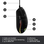 Logitech G203 Wired Gaming Mouse