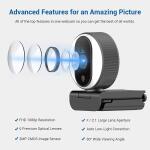 NexiGo N680E 1080P Webcam with Ring Light