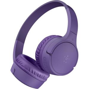 Belkin SoundForm Mini - Wireless Bluetooth Headphones for Kids - Purple