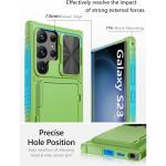 Vihibii Wallet Phone Case for Samsung Galaxy S23 Ultra 5G 6.8" 2023, Light Green