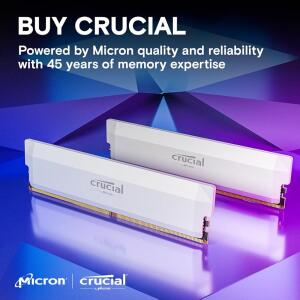 Crucial Pro DDR5 RAM 32GB Kit CL36 6000MHz – White