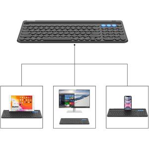 Arteck Wireless Bluetooth Keyboard with Built-in Cradle