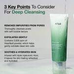 ANUA Heartleaf Quercetinol Pore Deep Cleansing Foam: Facial cleanser for double cleansing. Contains BHA, hyaluronic acid, and glycerin. Blackhead remover. Korean skincare (150ml/5.07 fl oz)