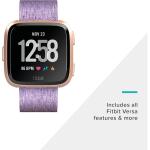 Fitbit Versa Special Edition Smart Watch (S & L Bands Included) - Lavender Woven