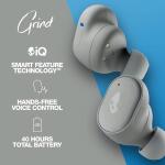 Skullcandy Grind In-Ear Wireless Earbuds - Light Grey/Blue