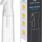 Hula Home Spray Bottle (10.1 oz, White): Flairosol technology for a continuous ultra-fine mist, ideal for hairstyling, cleaning, salons, and plants.