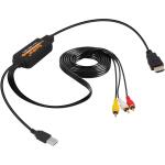 AuviPal 1080P RCA to HDMI Converter, All in One Composite AV to HDMI Audio Video Adapter