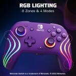 PDP Afterglow Wave Wireless Pro Controller with Full Motion, Purple