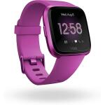 Fitbit Versa Lite Edition Smart Watch (S and L Bands Included) - Mulberry/Mulberry Aluminum