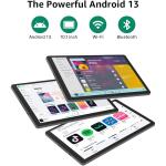 Maxsignage 2024 Latest Android 13 Tablet, 10.1" (26 cm) Display, Octa-Core Processor, 8GB RAM & 64GB Storage