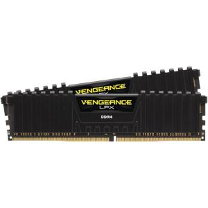 CORSAIR VENGEANCE LPX DDR4 RAM 32GB 2x16GB 3200MHz Computer Memory - Black