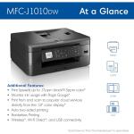 Brother MFC-J1010DW Wireless Color Inkjet All-in-One Printer