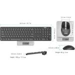 Arteck Universal Multi-Device Bluetooth Keyboard and Mouse