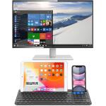 Arteck Wireless Bluetooth Keyboard with Built-in Cradle