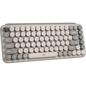 Logitech POP Mechanical Wireless Keyboard with Customizable Emoji Keys - Mist