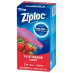 Ziploc 48 Storage Quart Pack Medium Food Bag