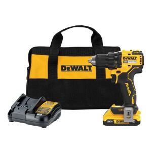 DEWALT 20V MAX 1/2-in Brushless Cordless Drill (with Soft Bag, Battery and Charger) 