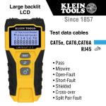 Klein Tools LAN Scout Jr. 2 Cable Tester- VDV526-200