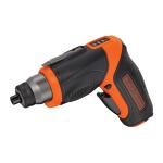 Black Decker 4-Volt MAX 1/4-inch Cordless Screwdriver (Includes 1 Battery and Charger)