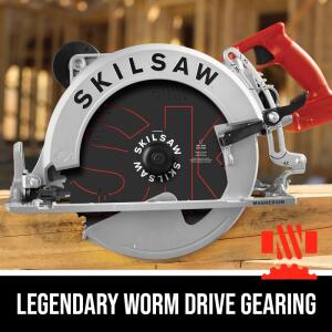 SKIL 10-1/4-Inch Worm Drive Circular Saw with 15 Amp Motor (Charger Not Included)