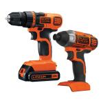 Black Decker 20-Volt MAX 2-Tool Power Tool Combo Kit (Includes 1 Battery and Charger)