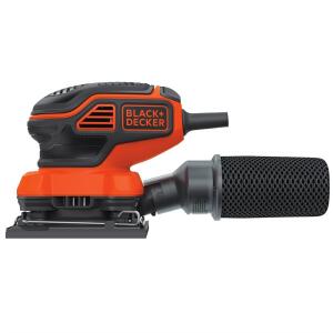 Black Decker 2-Amp Variable Speed Corded Sheet Sander with Dust Management