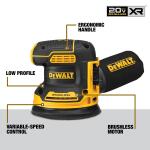 DEWALT 20-VOLT MAX XR Brushless Random Orbital Sander w/ Battery