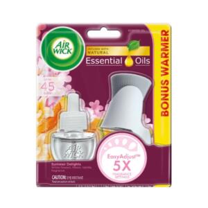 Air Wick Scented Oil Starter Kit, Summer Delights, Air Freshener, 1ct