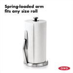 OXO Stainless Steel Metal Freestanding Paper Towel Holder