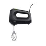 Braun Hand Mixer (Black) with 5 Speeds and Storage