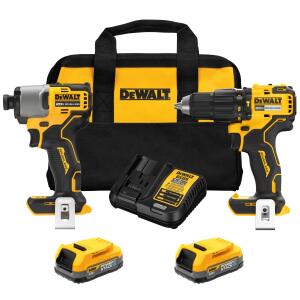 DEWALT 2-Tool Combo Kit (DCK228E2) 20V MAX XR Cordless Drill/Impact 