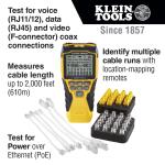 Klein Tools Scout Pro 3 Cable Tester with Locator Remote Kit - VDV501852