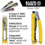 Klein Tools Multi-Connector Compression Compact Crimper