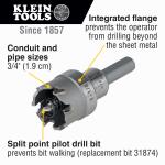 Klein Tools 1-1/8-Inch Carbide Hole Cutter - 31876