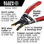 Klein Tools Coax Compression Tool Kit with Hip Pouch Coax Cable Installation Tool Set