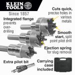 Klein Tools 3-Piece with Hard Case Carbide Hole Cutter Set