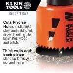 Klein Tools 6-3/8-Inch Bi-Metal Hole Saw