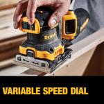 DEWALT20V MAX XR Cordless Brushless 1/4 Sheet Variable Speed Sander w/ 2.0Ah Battery and Charger