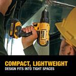 DEWALT 20V Max 1/2-in Keyless Cordless Drill with Soft Bag, 2-Batteries and Charger