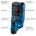 Bosch 12V Max 7.9 inch Scan Depth Electric/Metal/Wood Finder