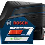 Bosch 165 ft Green Self-Leveling Cross-line Laser Level Kit