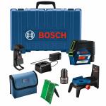 Bosch 165 ft Green Self-Leveling Cross-line Laser Level Kit