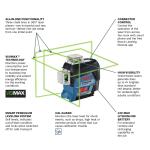 Bosch 330 ft Green Cross-line Laser Level