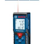 Bosch BLAZE 165 ft Indoor Red Laser Distance Measurer, Bluetoooth Backlit Display