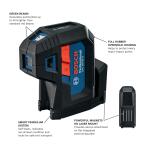 Bosch 125 ft Green Self-Leveling with Plumb Points Laser Level