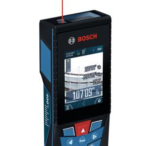 Bosch BLAZE 400 ft Outdoor Red Laser Distance Measurer, Bluetoooth Backlit Display